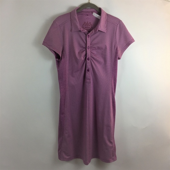 prAna Short Sleeve Pinstripe & Pin Dot Dress - Picture 2 of 8